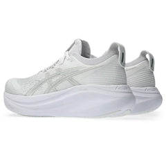 Women's - ASICS Gel Nimbus 27 - White/Glacier Grey