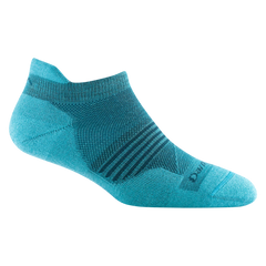Darn Tough - Women's - Element Run No Show Sock Style #1112 - Cyan