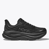 Women's - HOKA Bondi 9 Wide - Black/Black