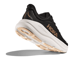 Women's - HOKA Bondi 9 - Black/Rose Gold