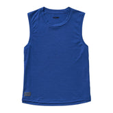 Women's - Janji Repeat Merino Muscle Tank - Sapphire