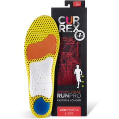 CURREX - RUNPRO Insoles - Low Arch (Red)