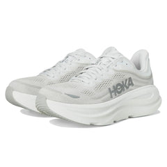 Women's - HOKA Bondi 9 Wide - Stardust/Silver