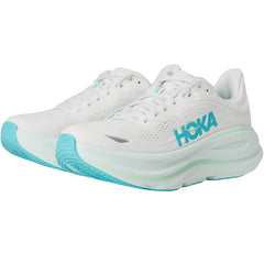 Women's - HOKA Bondi 9 - Frost/Cielo Blue