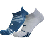 Brooks Ghost Lite No Show Sock 2-Pack- Moroccan Blue & Sky