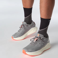 Men's - Salomon Aeroglide 3 - Alloy/Vanilla Ice/Neon Flame