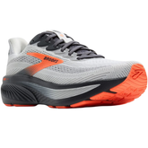 Men's - Brooks Ghost 17 - Oyster Mushroom/Orange/Ebony