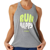 BROOKS - Distance Graphic Tank - Heather Ash