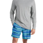 Men's - SAXX Oh Buoy 2N1 Volley 7" - Fish On/Blue Moon
