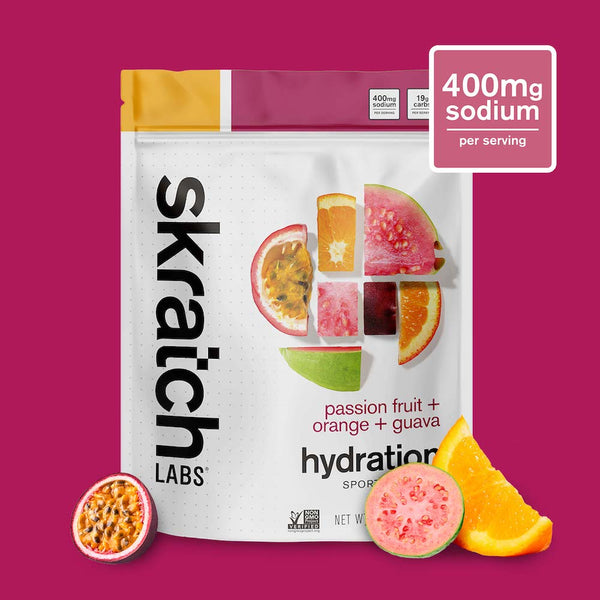 Skratch Labs Hydration Sport Drink Mix 60 Serving Passion Fruit