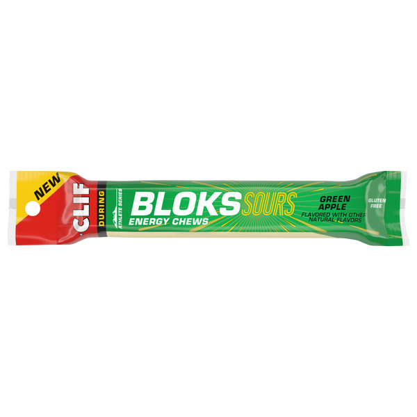 Clif Bloks Energy Chews Sour Green Apple