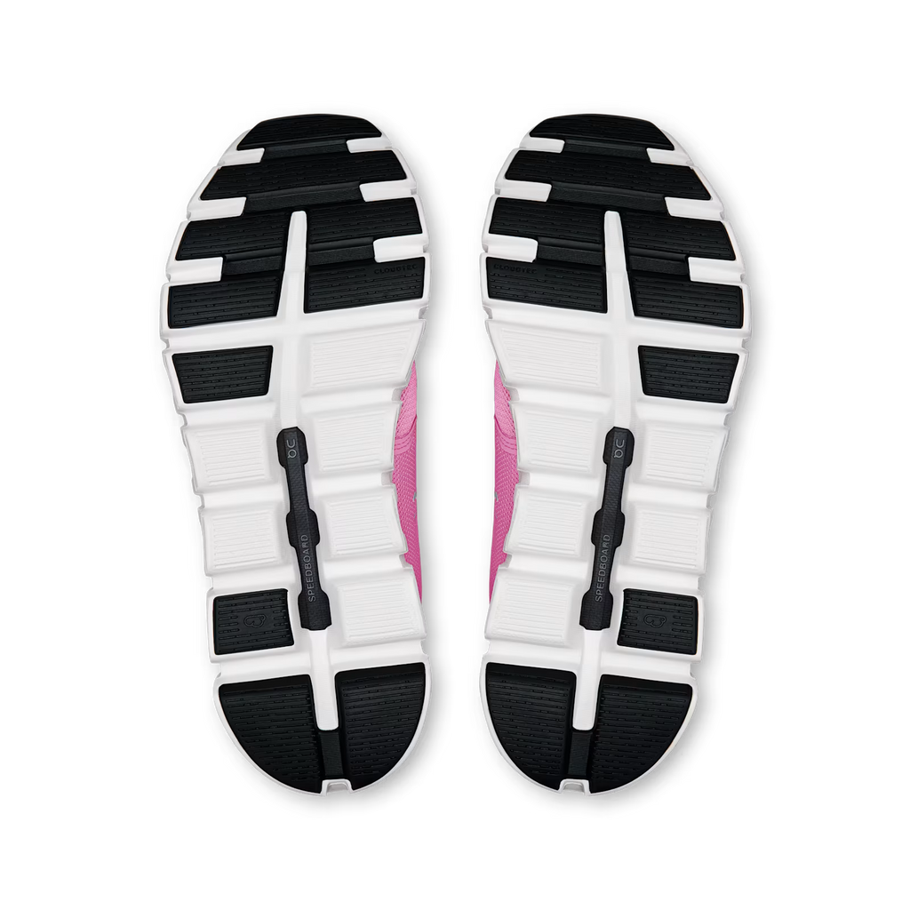 Women's - On Cloud 6 - Raspberry/White
