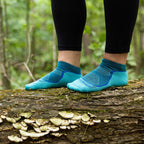 Darn Tough Women's Light Hiker No Show Lightweight Hiking Sock Cascade