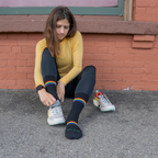 Darn Tough Women's Prism Micro Crew Lightweight Running Sock Black