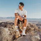 Darn Tough Men's Fastpack Micro Crew Lightweight Hiking Sock White