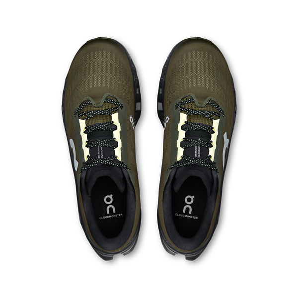 On Men's Cloudmonster 3 Olive | Eclipse