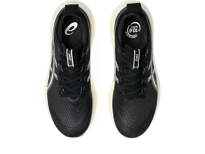 Men's - ASICS Gel Nimbus 27 - Black/Lake Grey