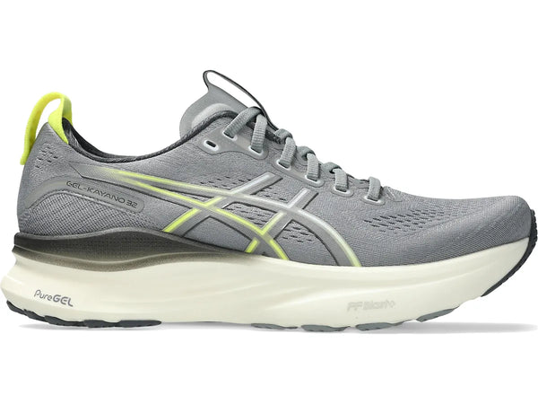 Men's - ASICS Gel Kayano 32 - Gravel/Citron