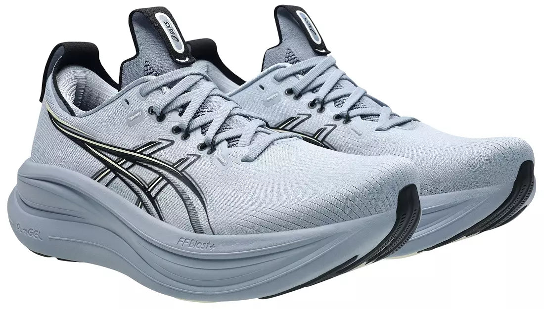 Men's - ASICS Gel Nimbus 28 - Grey Blue/Black
