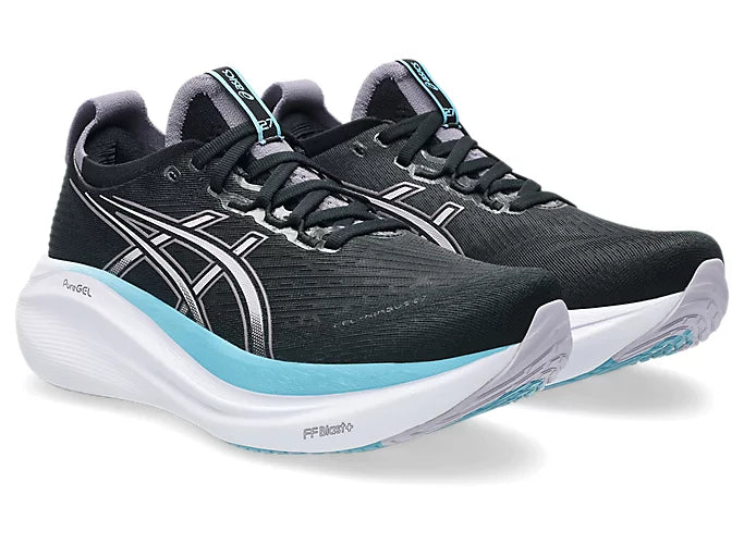 Women's - ASICS Gel Nimbus 27 - Black/Dusk Violet