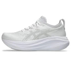 Women's - ASICS Gel Nimbus 27 - White/Glacier Grey