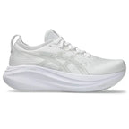 Women's - ASICS Gel Nimbus 27 - White/Glacier Grey