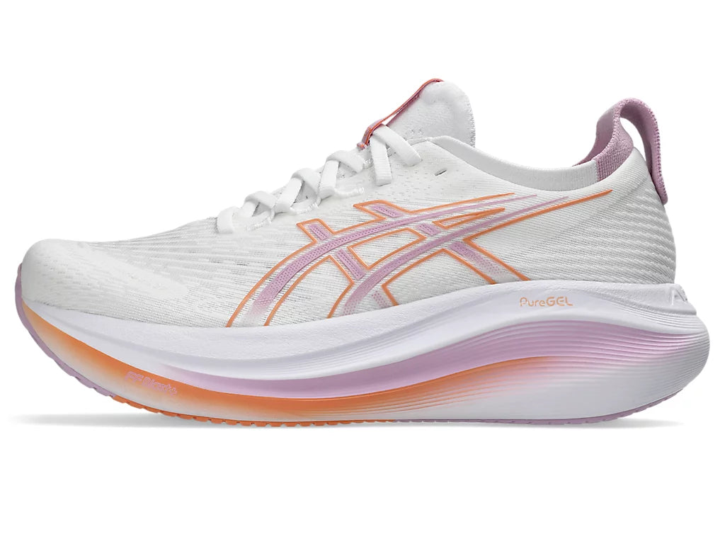 Women's - ASICS Gel Nimbus 27 - Tokyo Cream/Edo Purple