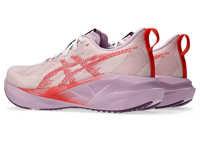 Women's - ASICS Novablast 5 - White/Coral Reef