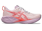 Women's - ASICS Novablast 5 - White/Coral Reef