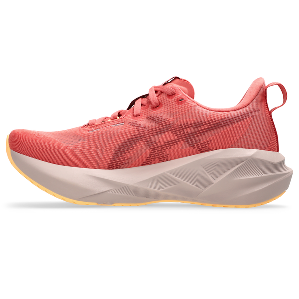 ASICS Women's Novablast 5 Dark Pink Clay/Rubble Red