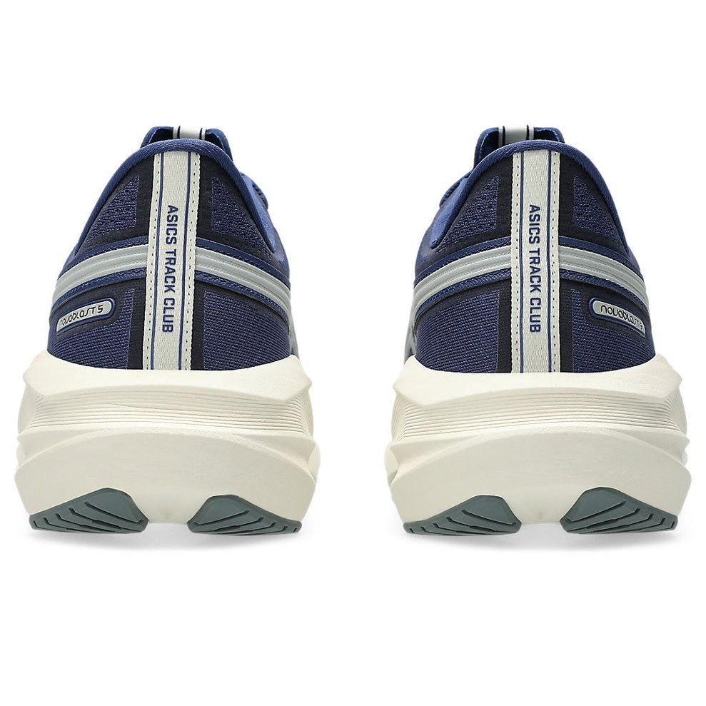 Women's - ASICS Novablast 5 - Gravel/Blue Fade