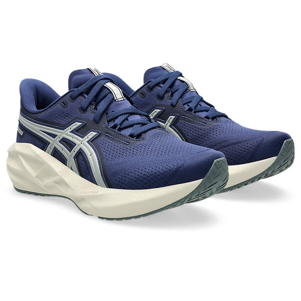 Women's - ASICS Novablast 5 - Gravel/Blue Fade