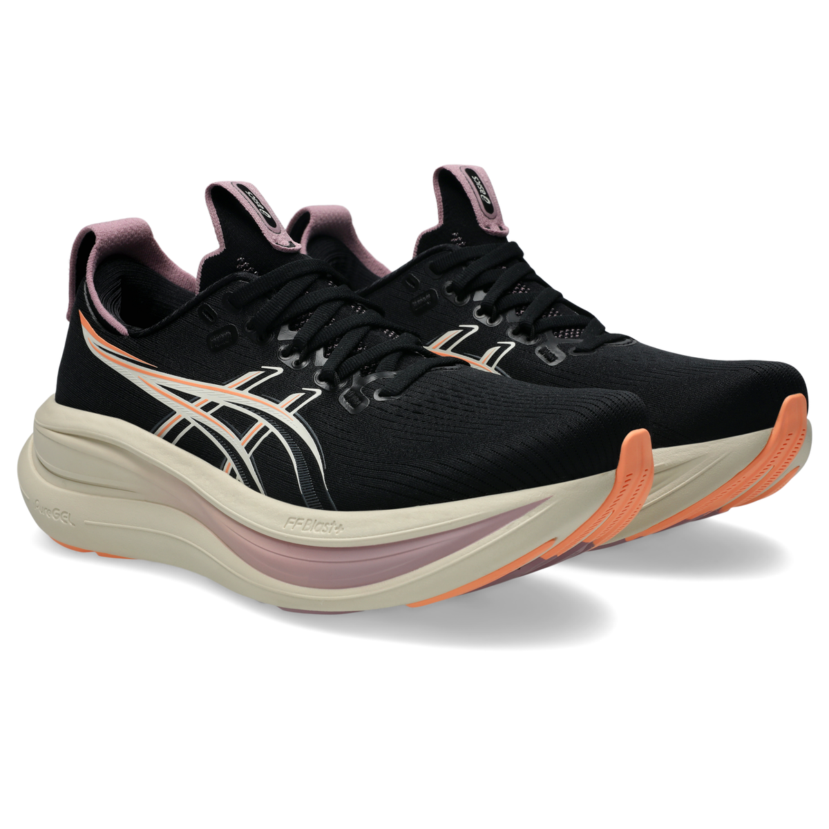 ASICS Women's Gel-Nimbus 28 Black/Taro Purple