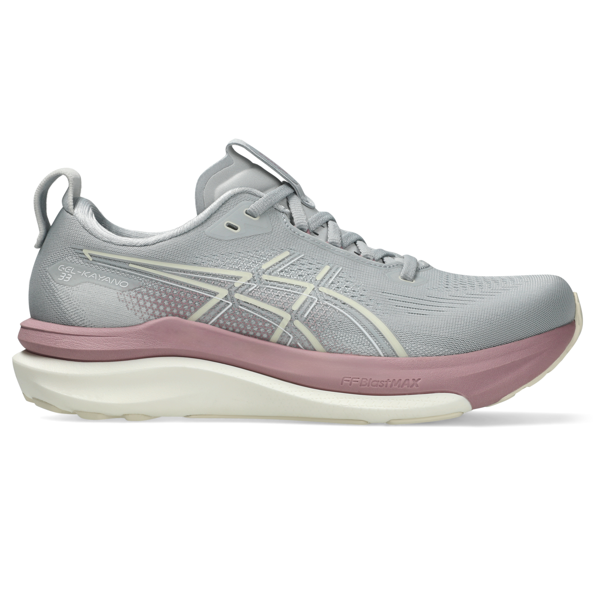 ASICS Women's Gel-Kayano 33 Piedmont Grey/Taro Purple