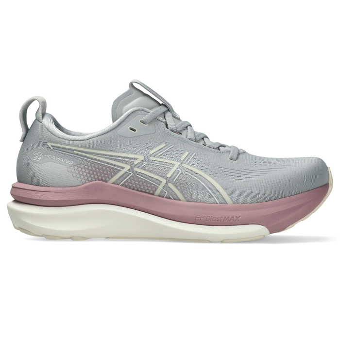 Women's - ASICS Gel Kayano 33 - Piedmont Gray/Taro Purple