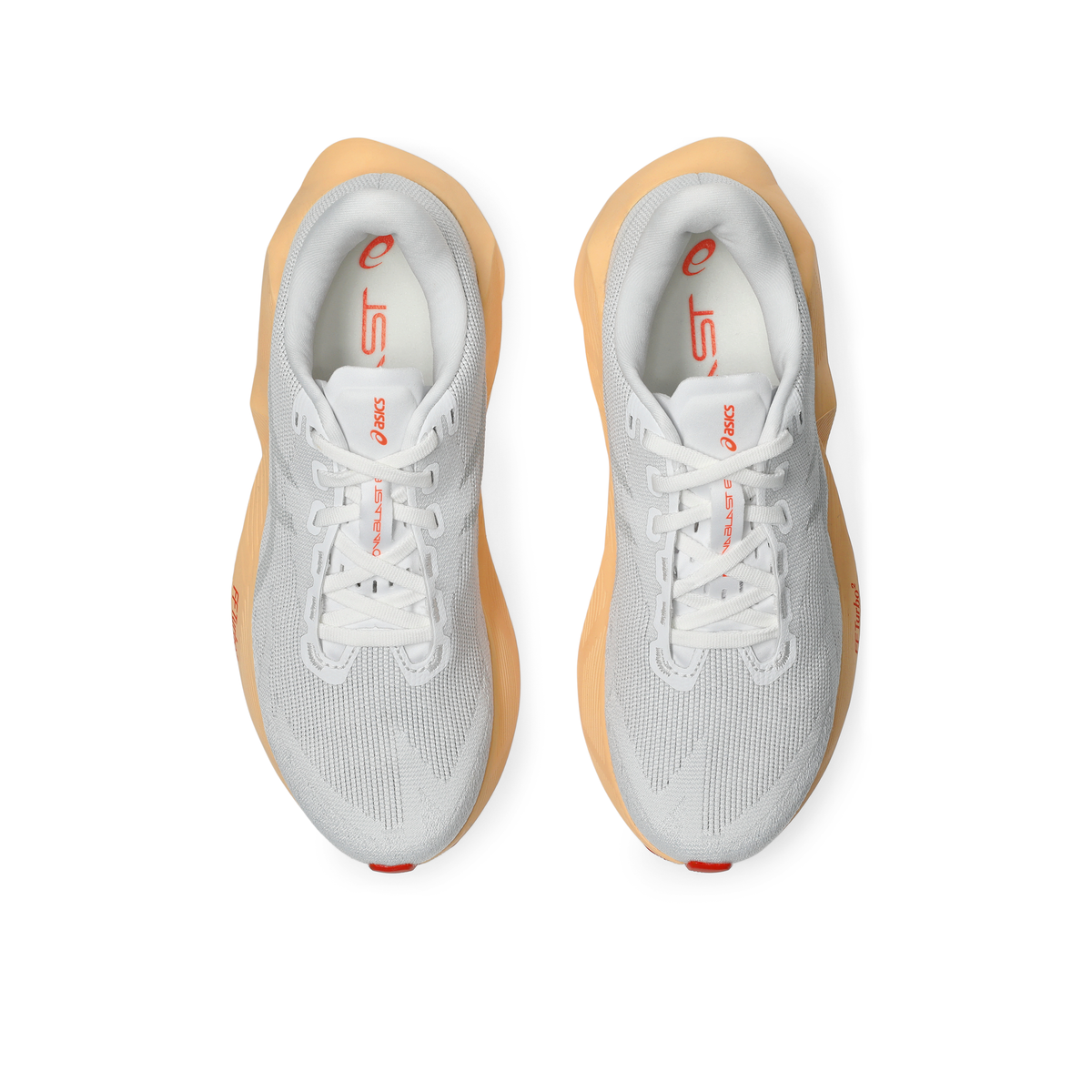 ASICS Women's Novablast 6 White/Vivid Coral