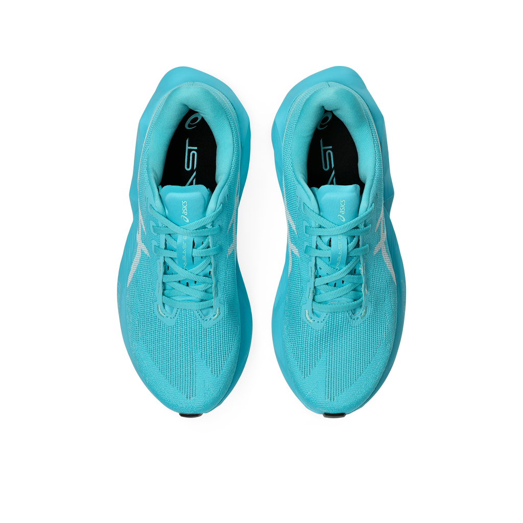 ASICS Women's Novablast 6 Energy Aqua/White