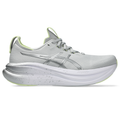 Women's - ASICS Gel Nimbus 28 - Platinum/Glow Green