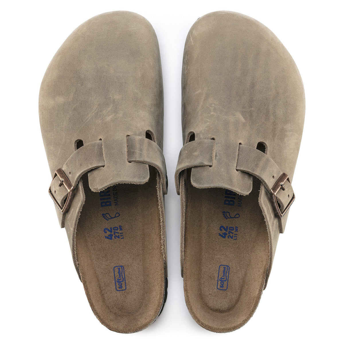 Birkenstock Boston Soft Footbed Tobacco Brown Oiled Leather