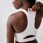 Women's Brooks Luxe Pocket Bra - White