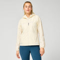 Women's - Brooks Canopy Reflective Jacket Wordmark - Bone