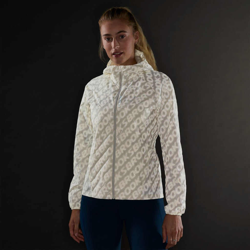 Women's Brooks Canopy Reflective Jacket - Bone