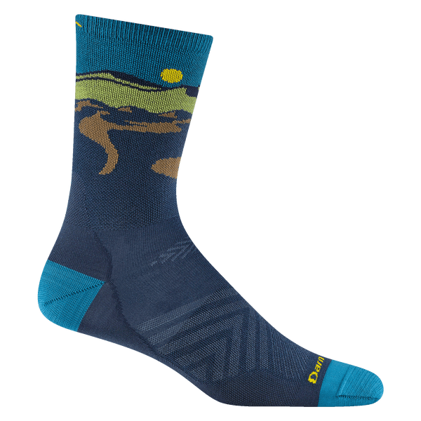 Darn Tough Men's Ridge Runner Micro Crew Ultra-Lightweight Running Sock Midnight