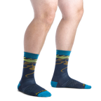 Darn Tough Men's Ridge Runner Micro Crew Ultra-Lightweight Running Sock Midnight