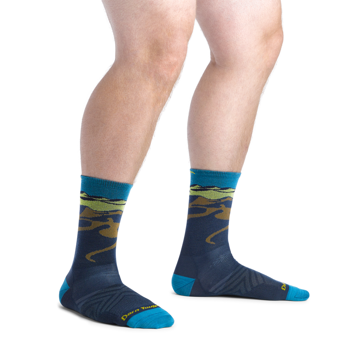 Darn Tough Men's Ridge Runner Micro Crew Ultra-Lightweight Running Sock Midnight
