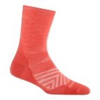 Darn Tough Women's Run Micro Crew No Cushion Ultra-Lightweight Running Sock Coral