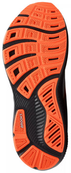Men's - Brooks Ghost 17 - Oyster Mushroom/Orange/Ebony