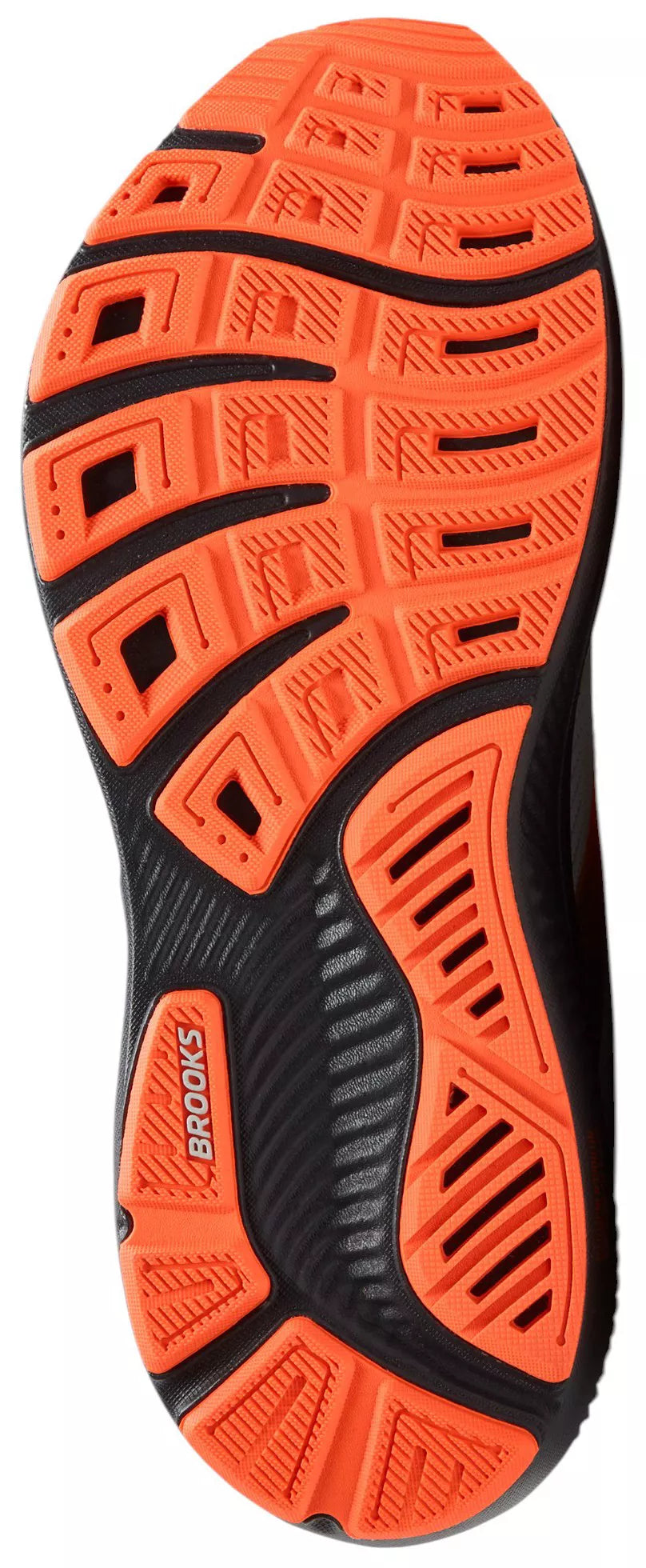 Men's - Brooks Ghost 17 - Oyster Mushroom/Orange/Ebony