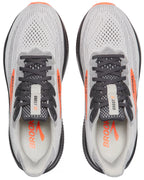Men's - Brooks Ghost 17 - Oyster Mushroom/Orange/Ebony