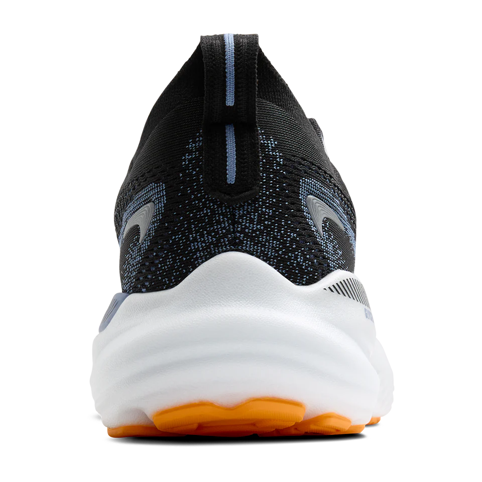 Men's - Brooks Glycerin GTS 22 - Black/Country Blue/Orange Pop